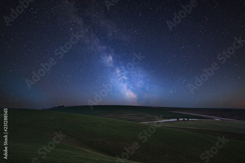 Vibrant Milky Way composite...