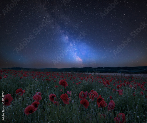 Vibrant Milky Way composite...