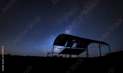 Vibrant Milky Way composite...