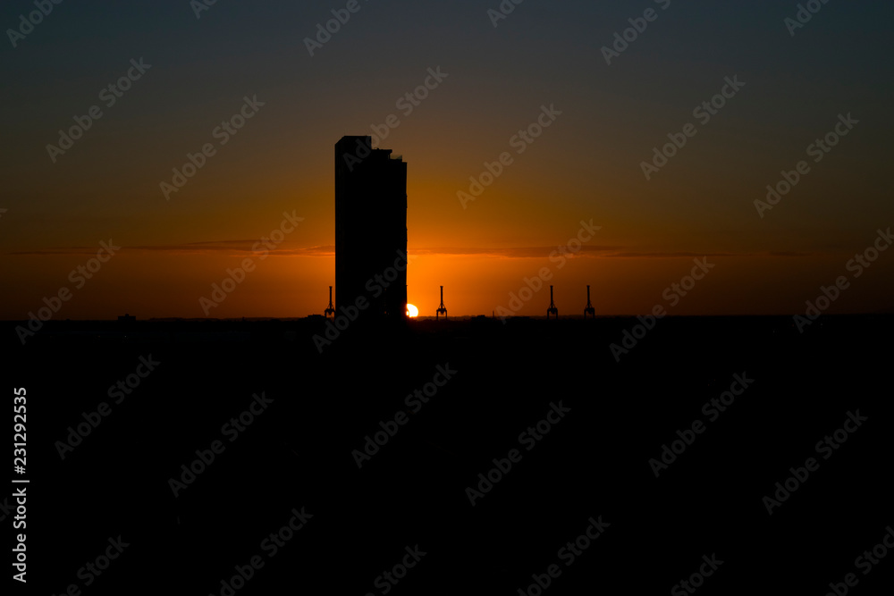 Fototapeta premium City Sunset