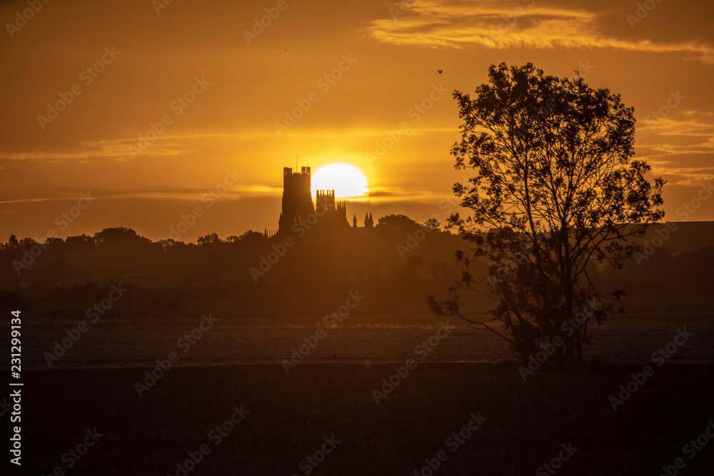 Dawn over Ely, 22nd September 2018 Dawn over Ely, 22nd September 2018
