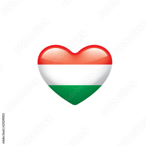 Hungary flag, vector illustration on a white background Free Download Hungary flag, vector illustration on a white background - GFXLoad