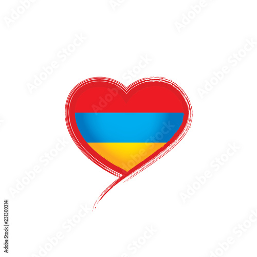 Free Download Armenia flag, vector illustration on a white background - GFXLoad