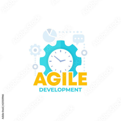 Wallpaper Mural Agile software development process icon Torontodigital.ca