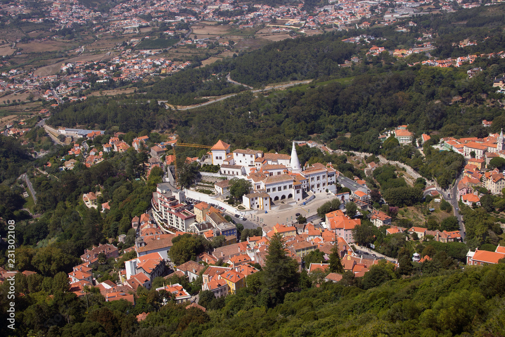 Portugal. Sintra. View from above.