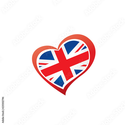 Free Download United Kingdom flag, vector illustration on a white background - GFXLoad