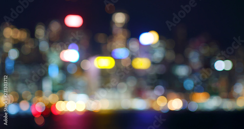 Cityscape night view © leungchopan