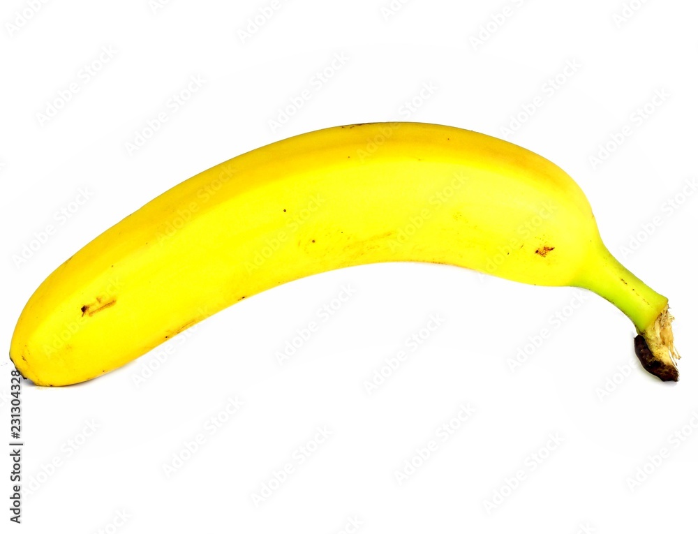 banana isolated on white background