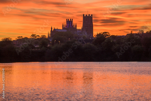 Sunset over Ely, 12th October 2017 © Andrew