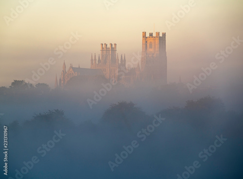 Ely Cathedral, from Roswell Lakes photo