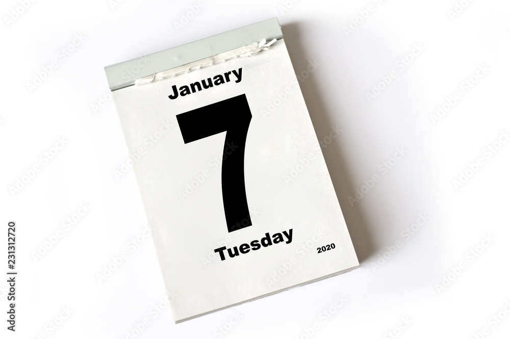 7. January 2020 7. January 2020