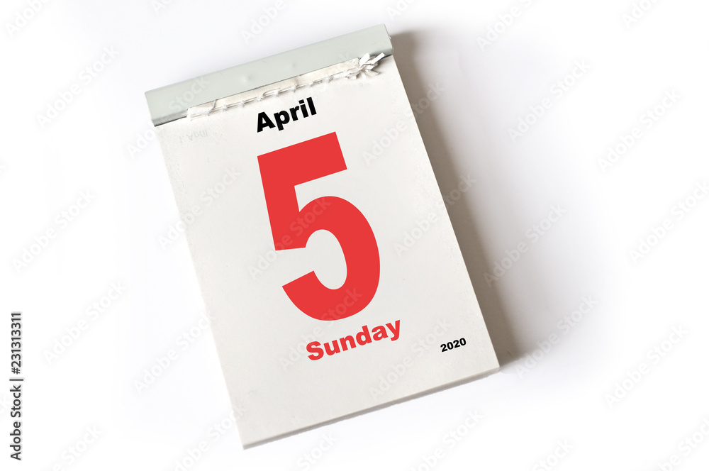 5. April 2020