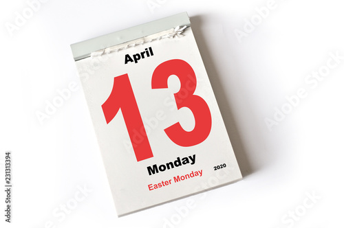 13. April 2020 Easter Monday