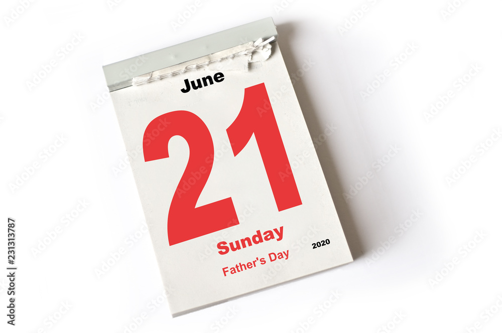 Father's day clearance june 2020
