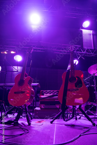 guitar at a concert