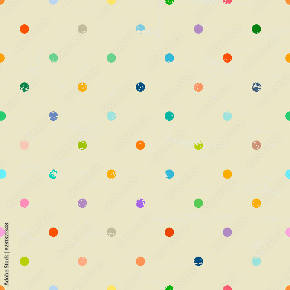 seamless polka dot background pattern with grunge texture, vector illustration, seamless polka dot background pattern with grunge texture, vector illustration,