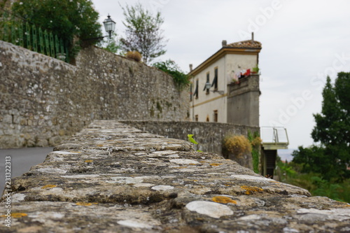 Mauer in der Toscana
