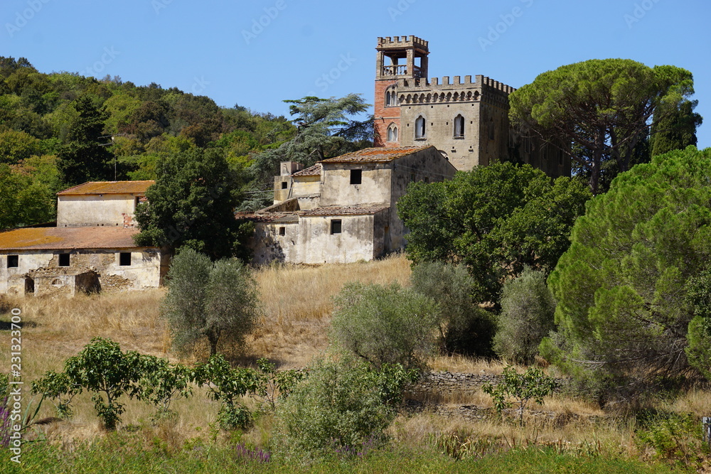 Burg in der Toscana