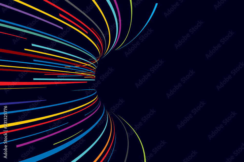 Abstract line vector background Stock Vector | Adobe Stock