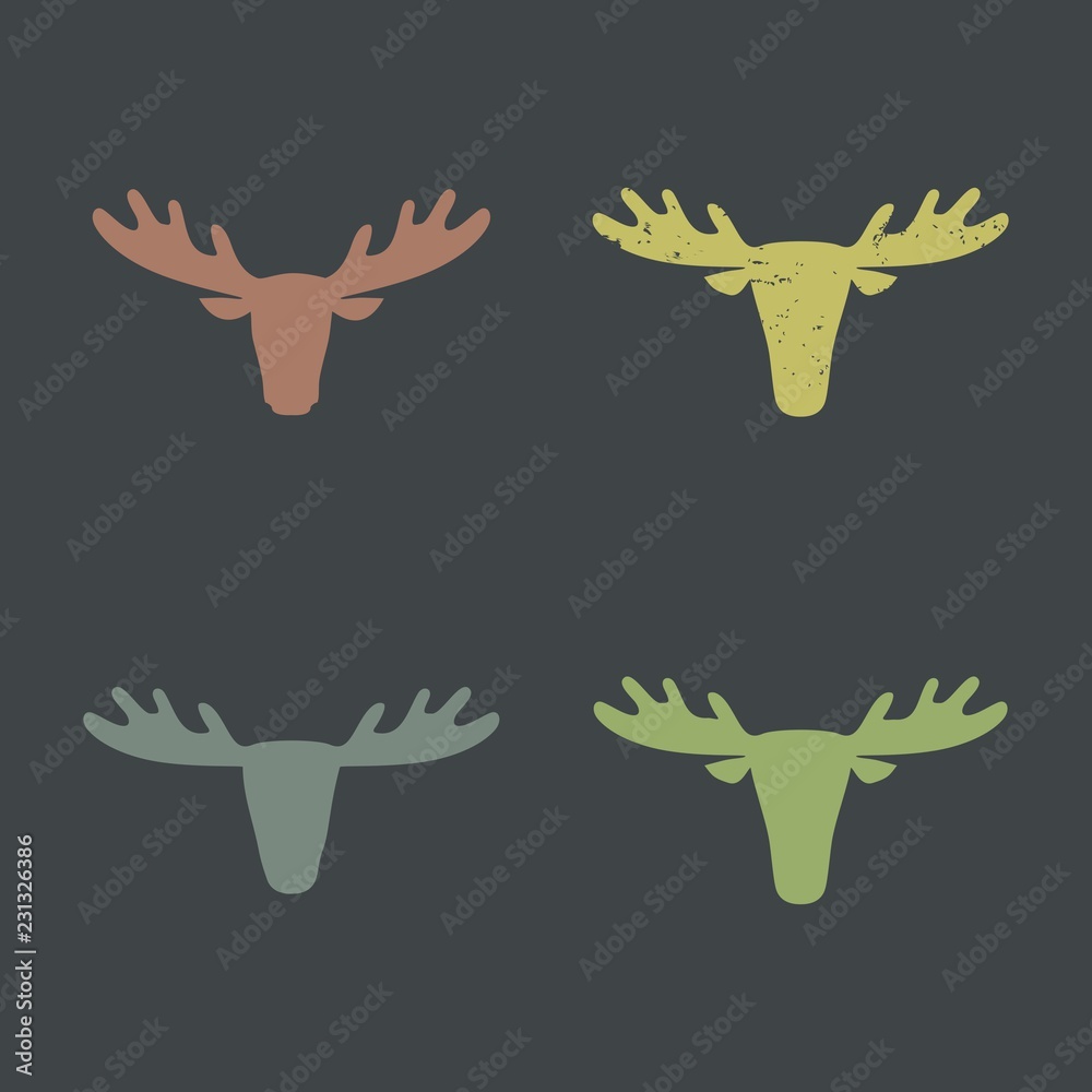 Obraz premium голова лося