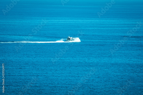 speed boat on sea 