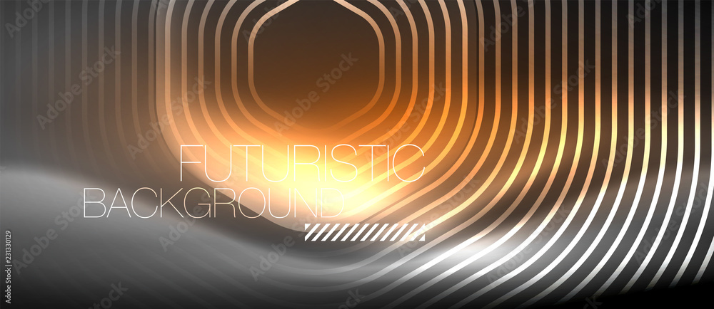 Neon glowing lines, magic energy space light concept, abstract background wallpaper design Neon glowing lines, magic energy space light concept, abstract background wallpaper design
