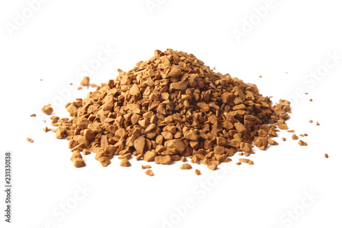 Φωτογραφία instant coffee isolated on white background