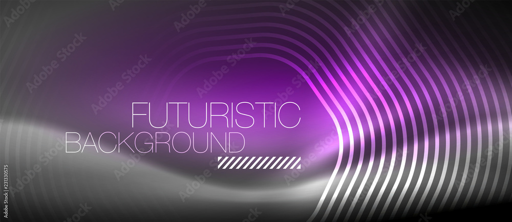 Neon glowing lines, magic energy space light concept, abstract background wallpaper design Neon glowing lines, magic energy space light concept, abstract background wallpaper design
