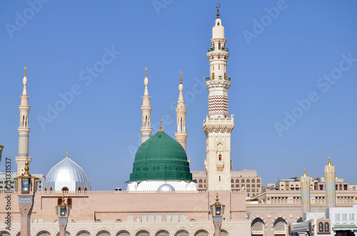 Fototapeta The Prophet's Mosque is a mosque established and originally built by the Islamic