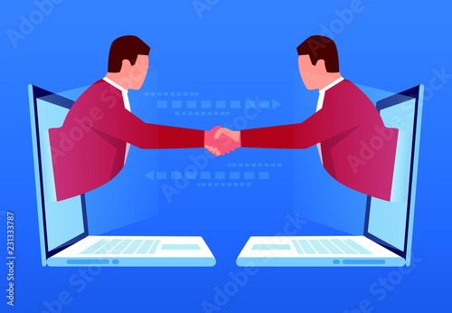 Internet financial transaction