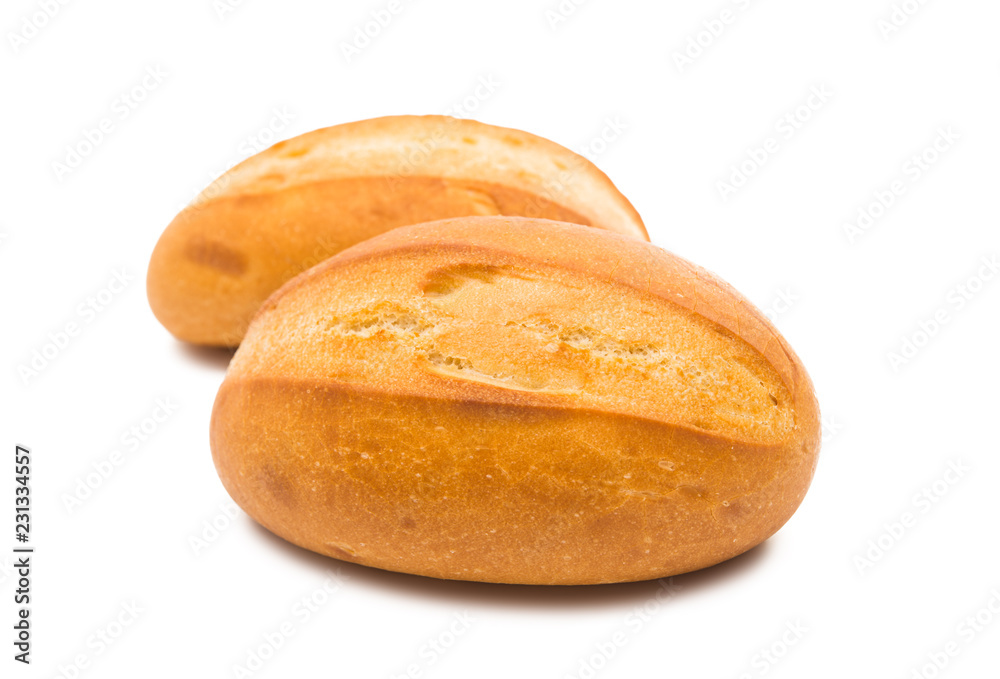 french bun isolated