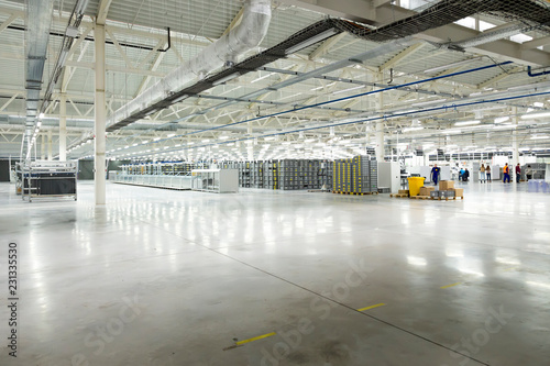Large huge warehouse with a huge stocks