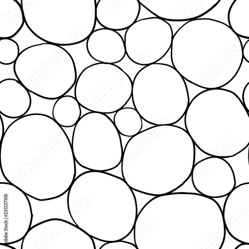 Vector pattern. Stylish structure of natural cells