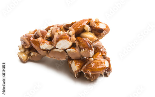 nut bar isolated