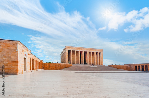 Anitkabir - Mausoleum of Ataturk, Ankara Turkey photo