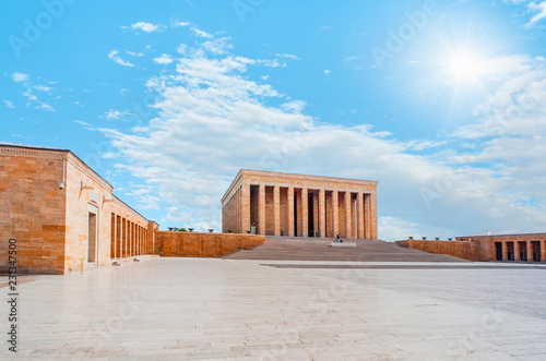 Anitkabir - Mausoleum of Ataturk, Ankara Turkey photo