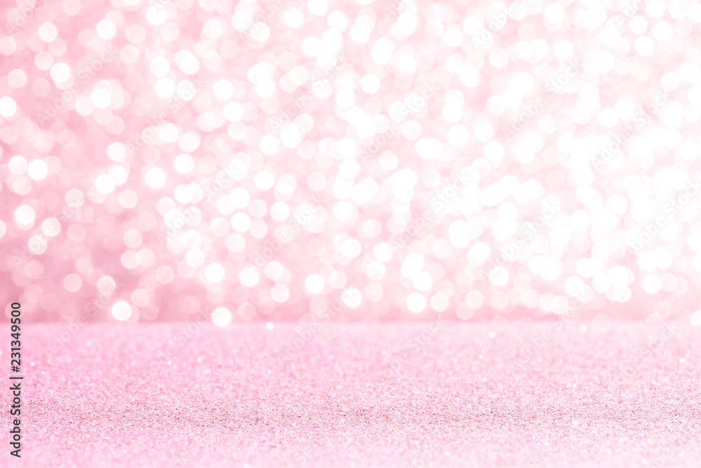 pink bokeh lights abstract background