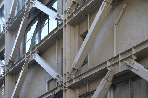 Obraz na płótnie 耐震補強をされた建物