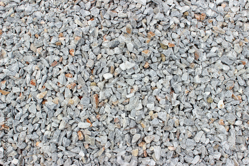 Bild auf Leinwand Gravel pebble road surface texture background