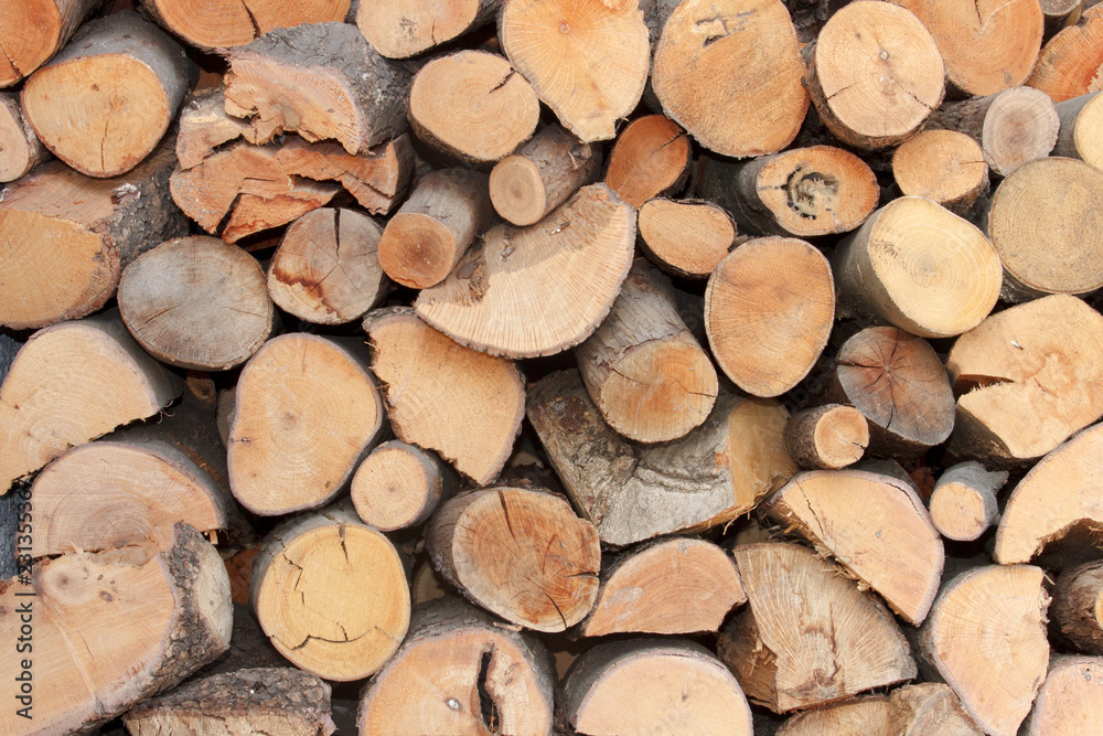 Wood stack as texture/background Wood stack as texture/background