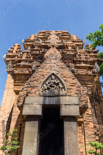 architectural details at The Po Nagar Towers Cham In Nha Trang, Vietnam