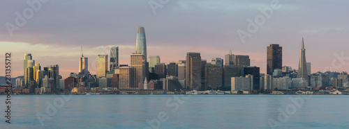 City of San Francisco Skyline at Daybreak 