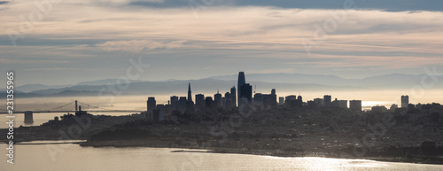 Photography Early Morning and Skyline of San Francisco