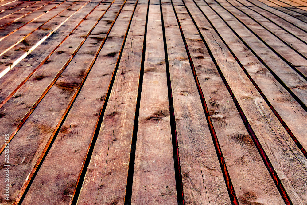 Wooden floor perspective. Detailed background photo texture Wooden floor perspective. Detailed background photo texture