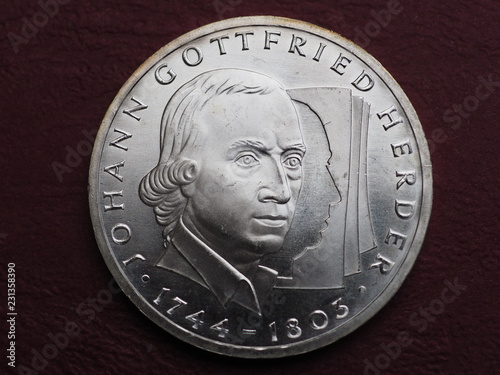 Fotografi Gedenkmünze - 10 DM - Johann Gottfried Herder 1744 - 1803