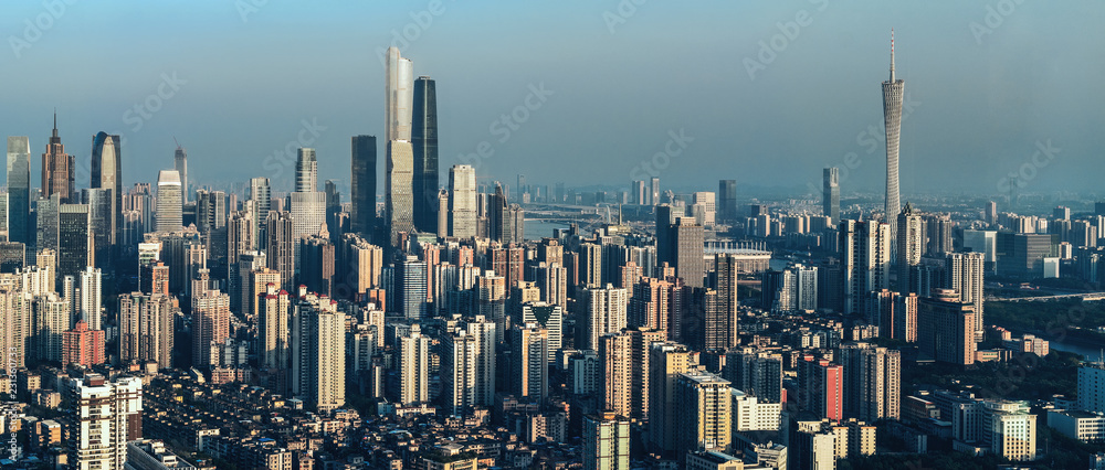 Guangzhou panorama, urban forest