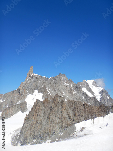 Mont Blanc massif  tooth of the Giant