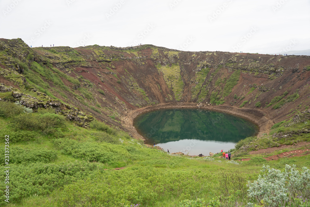 Kerið – Kratersee im Süd-Westen Islands
