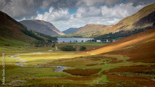 Wallpaper Mural Autumn Colors in Buttermere Valley, Lake District, Cumbria, England, UK Torontodigital.ca