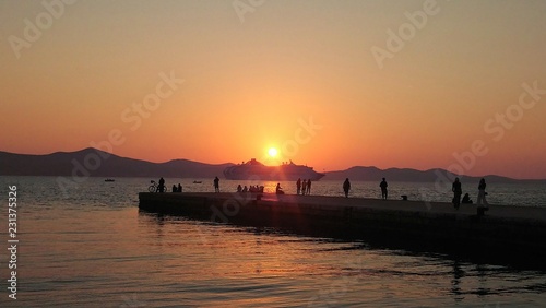 Coucher de soleil    Zadar  Croatie